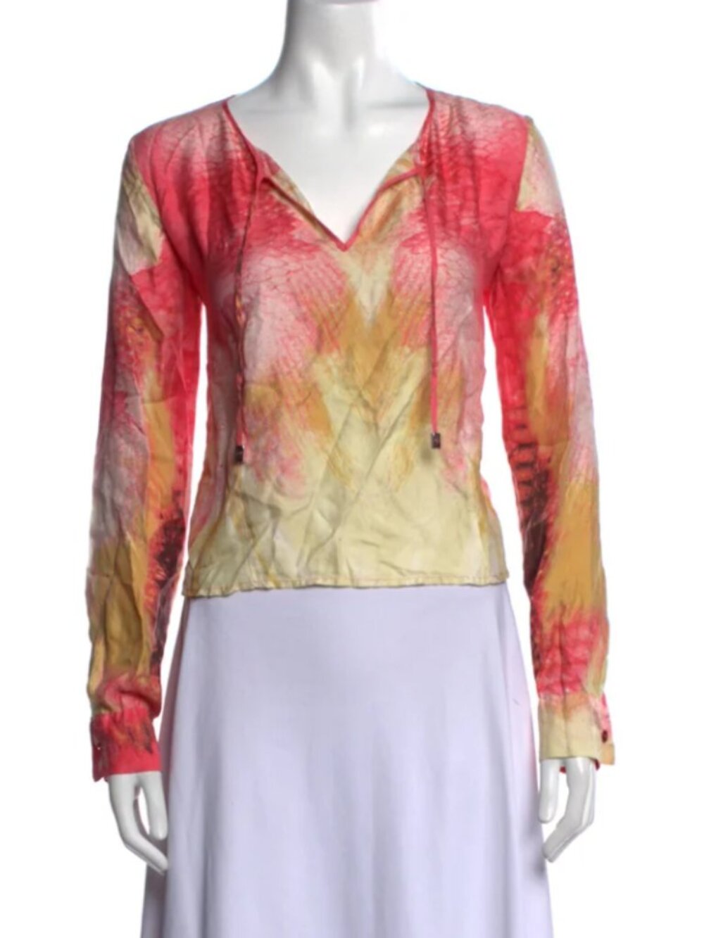Roberto Cavalli Vintage 2000's Silk Top